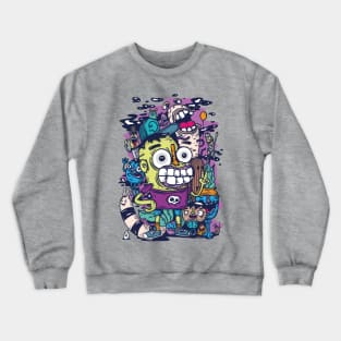 doodle party Crewneck Sweatshirt